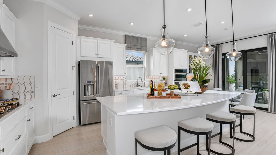 Furnished interior view inside a new home in Astor Creek Golf and Country Club, Port St. Lucie (Image 4). Furnished interior view inside a new home in Astor Creek Golf and Country Club, Port St. Lucie (Image 4).