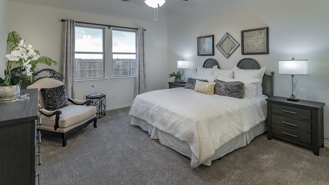 Representative furnished interior of a home built from the Copaiba by D.R. Horton in Windchime, Celina (Image 8).