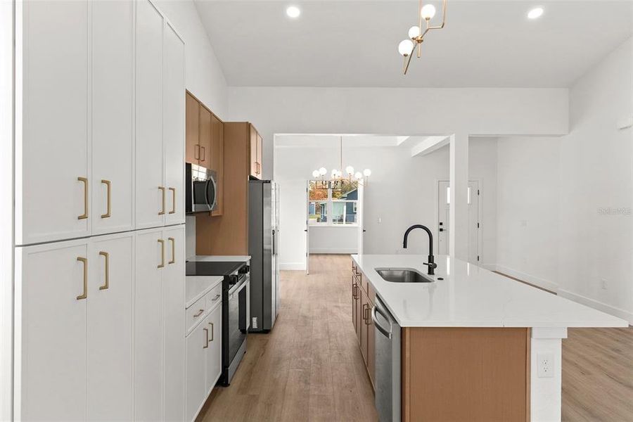 Furnished interior view inside a new home in , Tampa (Image 10). Furnished interior view inside a new home in , Tampa (Image 10).