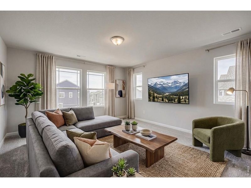 Furnished interior view inside a new home in Waterfield, Fort Collins (Image 18).