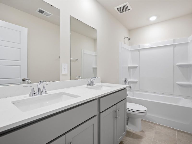 Furnished interior view inside a new home in Collier Ridge, Moore (Image 7). Furnished interior view inside a new home in Collier Ridge, Moore (Image 7).