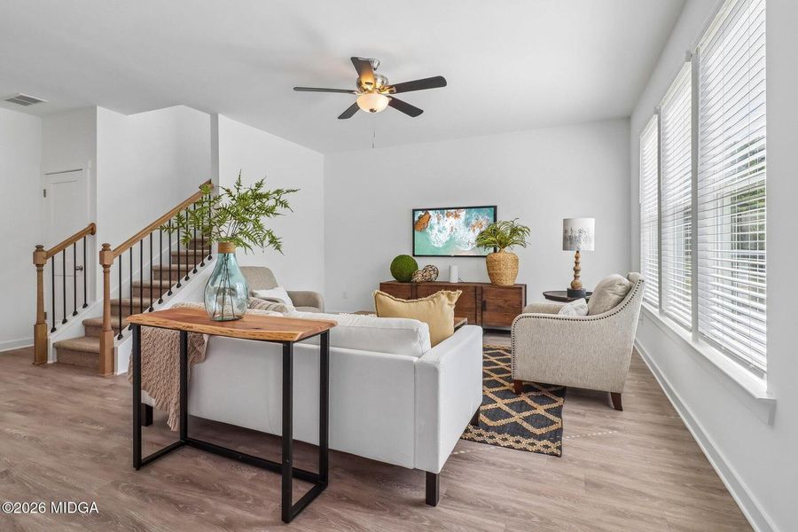 Furnished interior view inside a new home in Robins Estates, Warner Robins (Image 7).