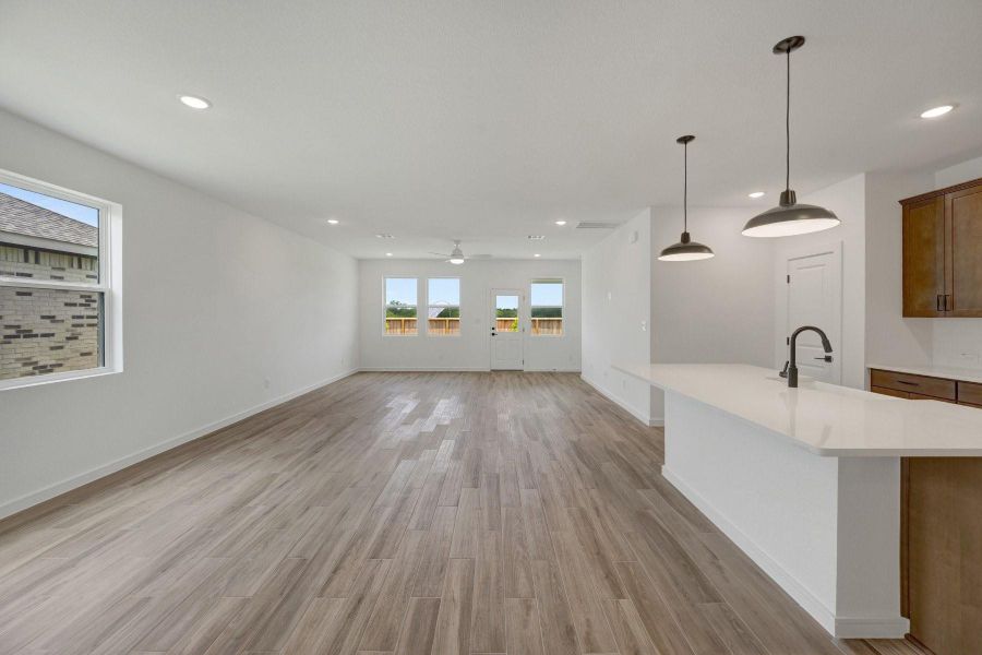 Bright and airy living area Bright and airy living area