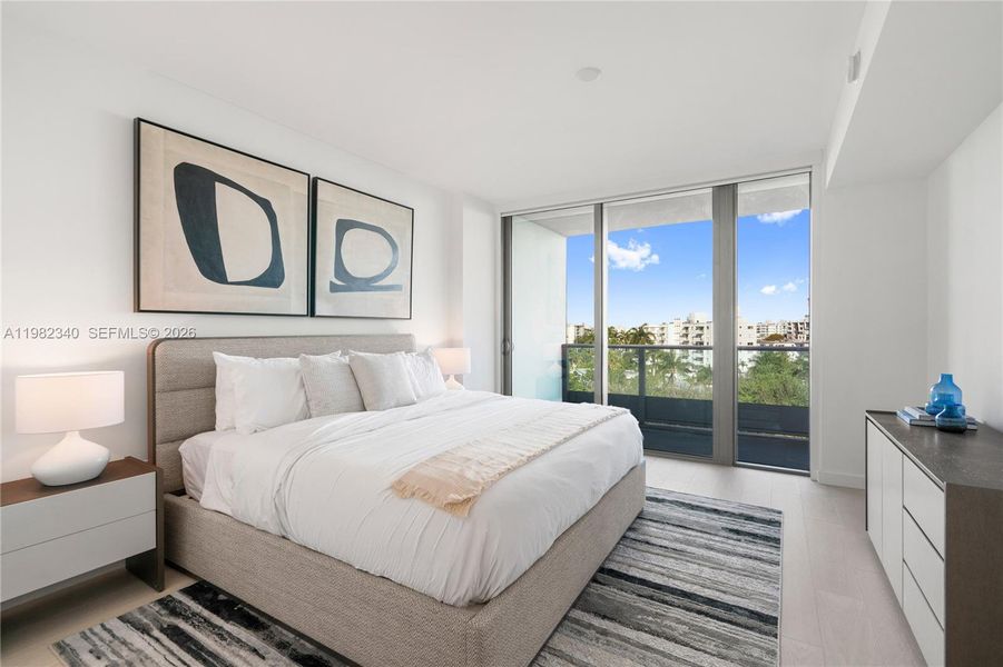 Furnished interior view inside a new home in , Bay Harbor Islands (Image 17).