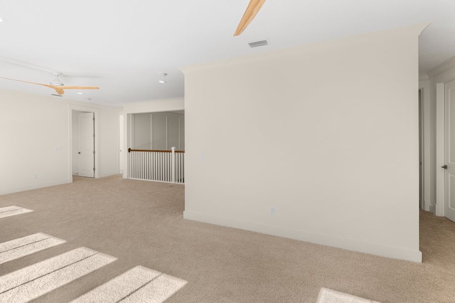 Representative unfurnished interior of a home built from the Seaside by Riverside Homes in Hidden Creek at SilverLeaf, St. Augustine (Image 24). Representative unfurnished interior of a home built from the Seaside by Riverside Homes in Hidden Creek at SilverLeaf, St. Augustine (Image 24).