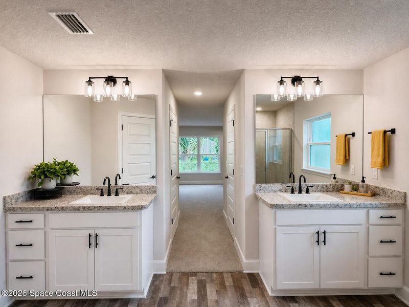 Furnished interior view inside a new home in Palm Bay, Palm Bay (Image 12). Furnished interior view inside a new home in Palm Bay, Palm Bay (Image 12).