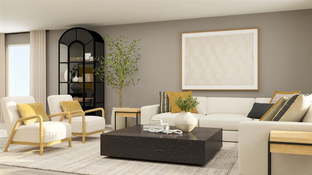 Furnished interior view inside a new home in Firefly Pointe, Hutto (Image 14).