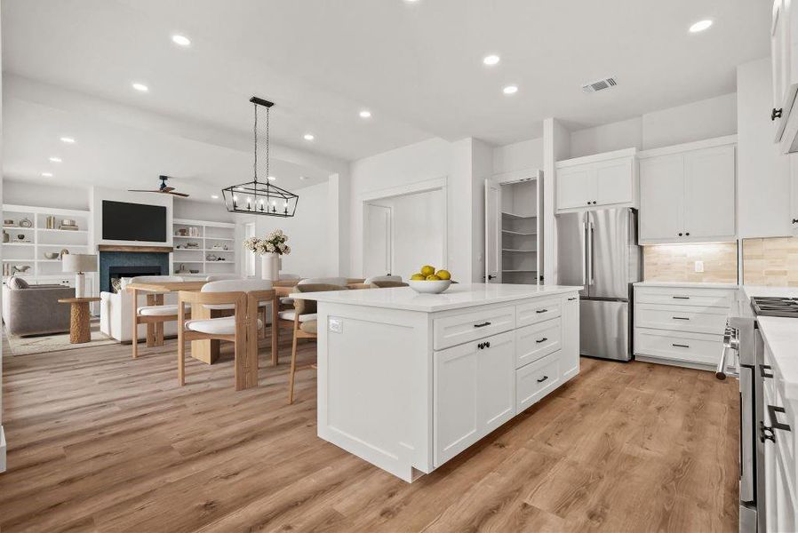 Furnished interior view inside a new home in , Weatherford (Image 7).