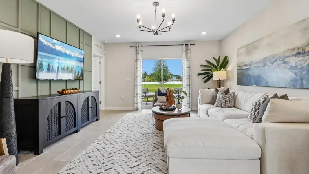 Flagler Floor Plan Open Concept Living Area