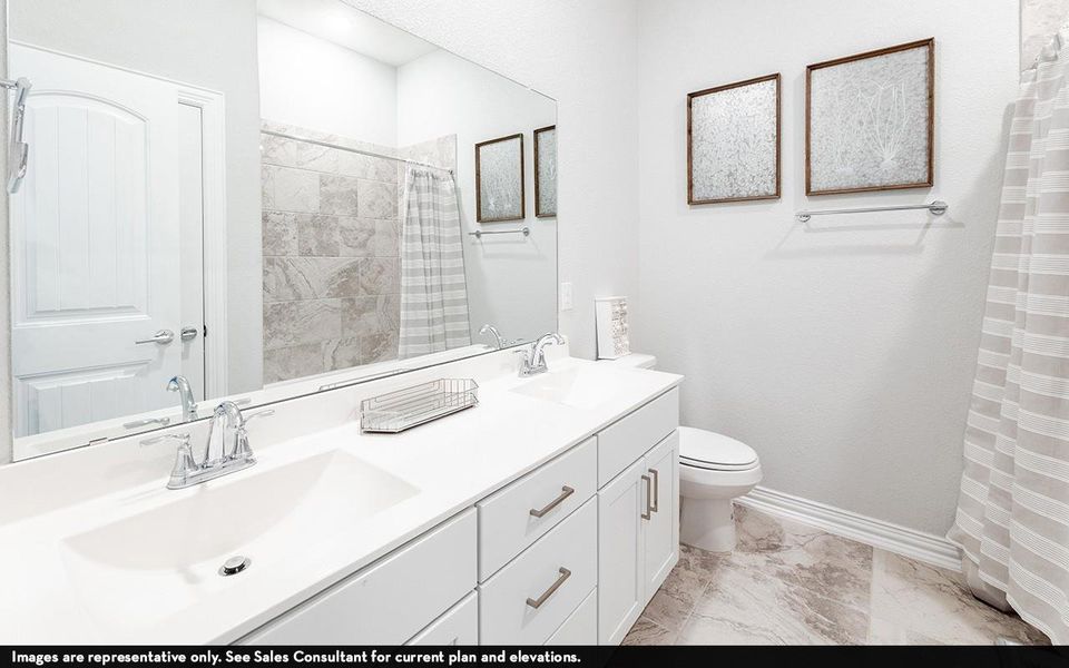 Furnished interior view inside a new home in Suncreek Estates, Rosharon (Image 10).