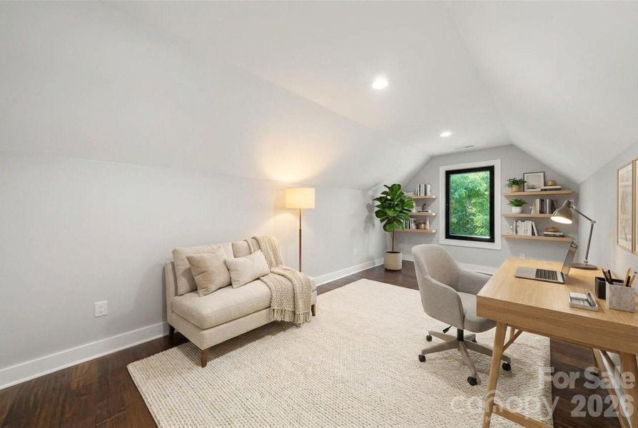 Furnished interior view inside a new home in , Candler (Image 13).