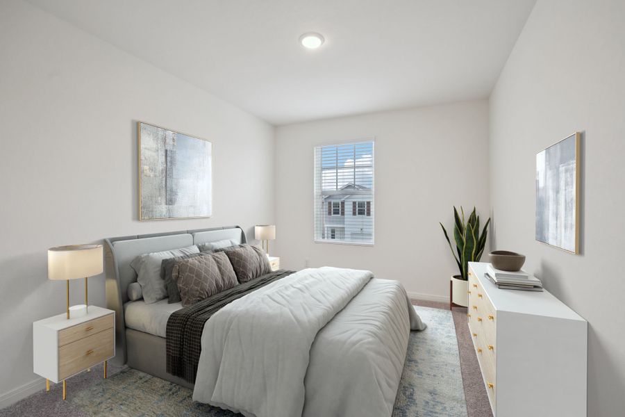 Representative furnished interior of a home built from the Barnard by Starlight Homes in The Wilder, Adkins (Image 8).