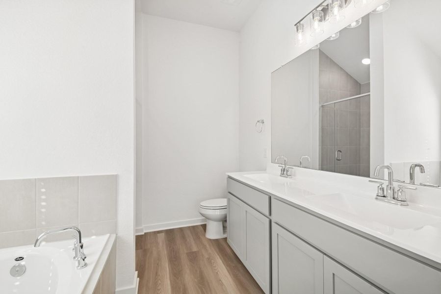 Furnished interior view inside a new home in Miller's Pond, Rosenberg (Image 6).