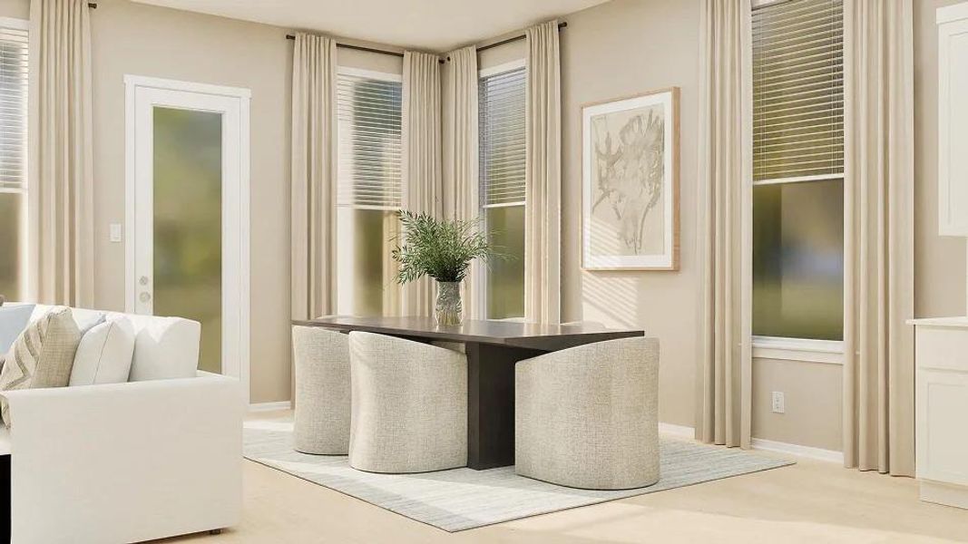 Furnished interior view inside a new home in , Salado (Image 6).