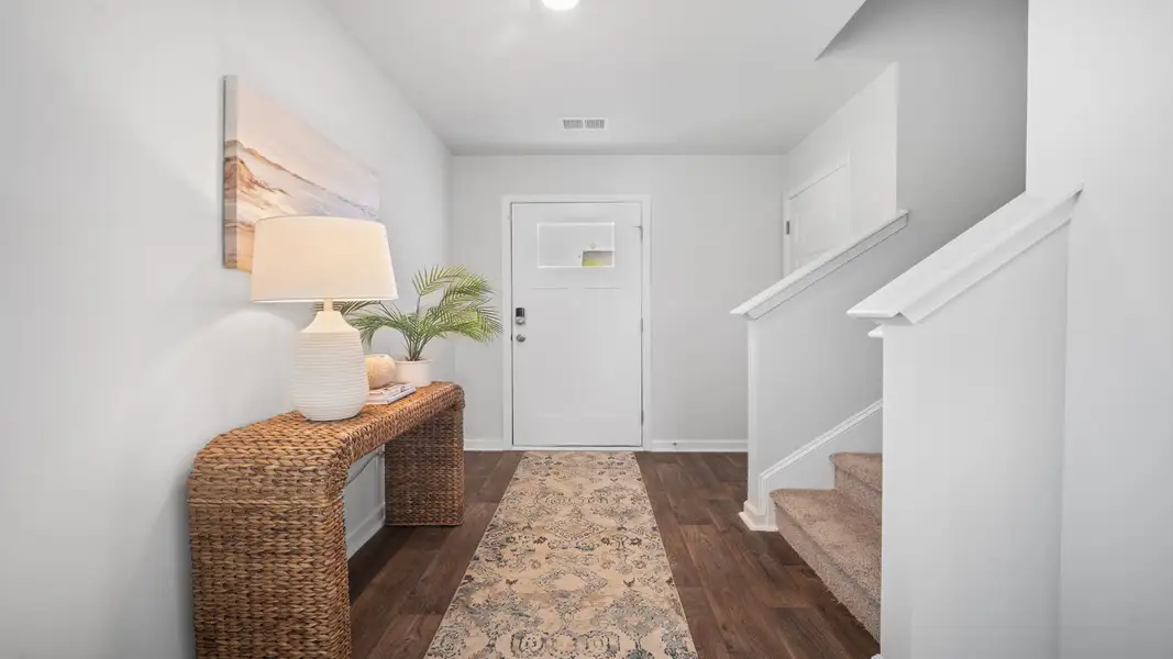 Furnished interior view inside a new home in The Lakes at North Glynn, Brunswick (Image 3).
