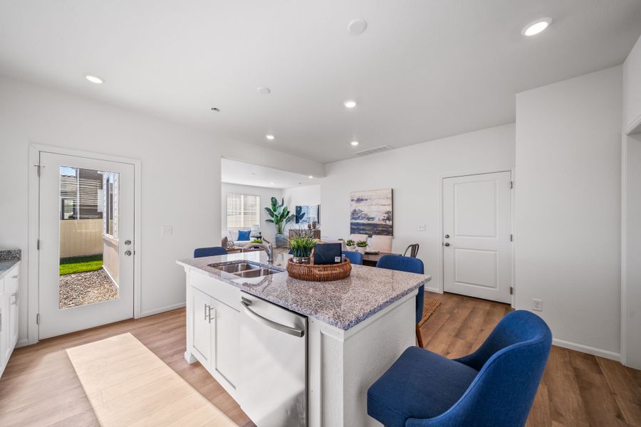 Furnished interior view inside a new home in Green Valley Ranch, Aurora (Image 10).