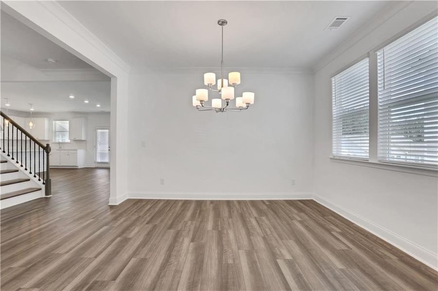 Spacious, unfurnished interior of a new home in Bailey Fence, Dacula (Image 17).