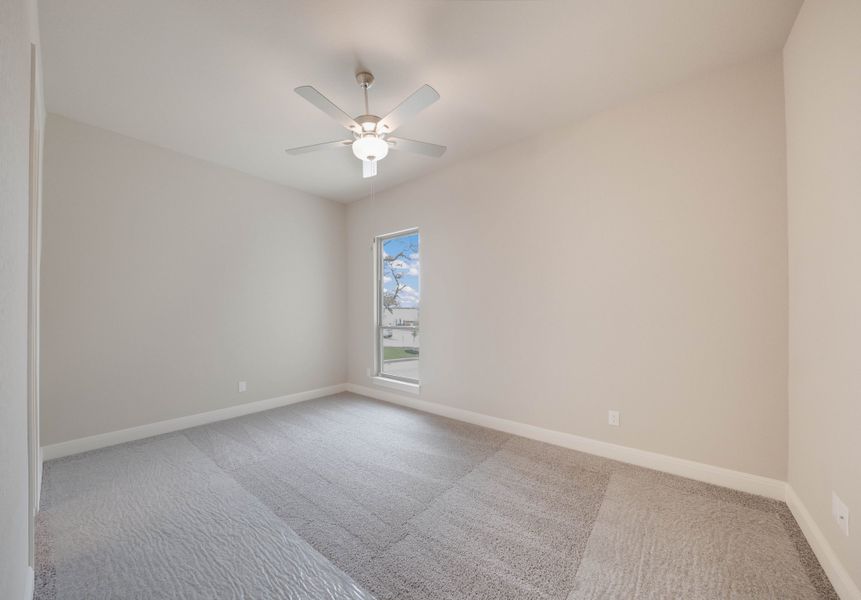 Representative unfurnished interior of a home built from the The Davinci by Whitestone Custom Homes in Johnson Ranch, Bulverde (Image 55).