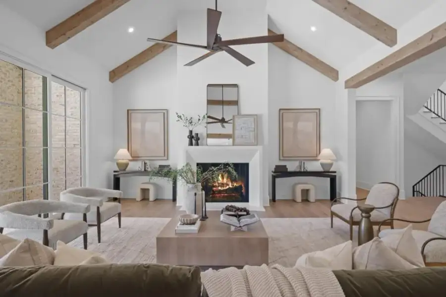 Furnished interior view inside a new home in , Milton (Image 9).