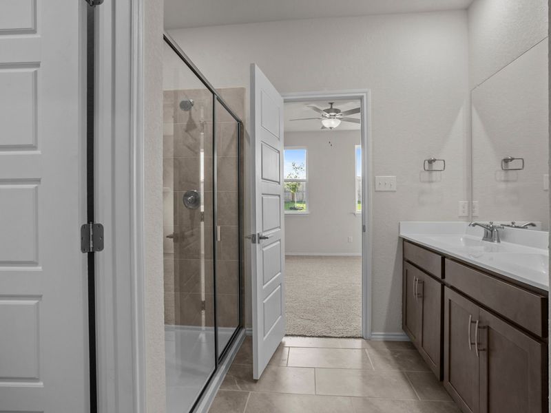 Furnished interior view inside a new home in Meadow Ridge Estates, Josephine (Image 12).