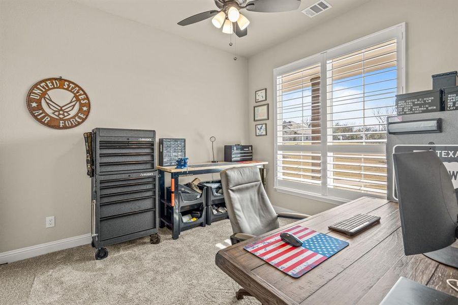Furnished interior view inside a new home in The Meadows, Gunter (Image 26). Furnished interior view inside a new home in The Meadows, Gunter (Image 26).