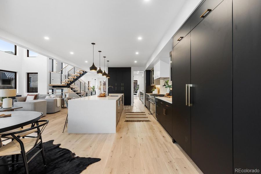 Furnished interior view inside a new home in , Denver (Image 38). Furnished interior view inside a new home in , Denver (Image 38).