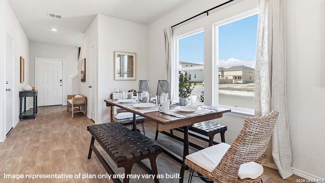 Furnished interior view inside a new home in Riverstone at Westpointe, San Antonio (Image 3).