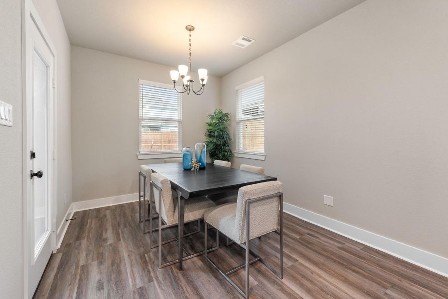 Furnished interior view inside a new home in , College Station (Image 9).