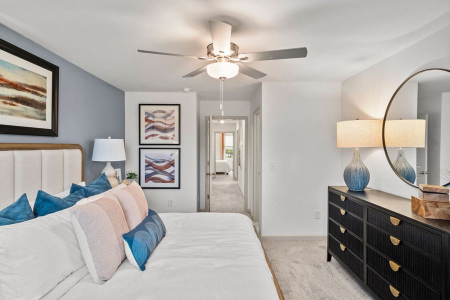 Furnished interior view inside a new home in Champions Village at Cherry Hill, Pendleton (Image 45).