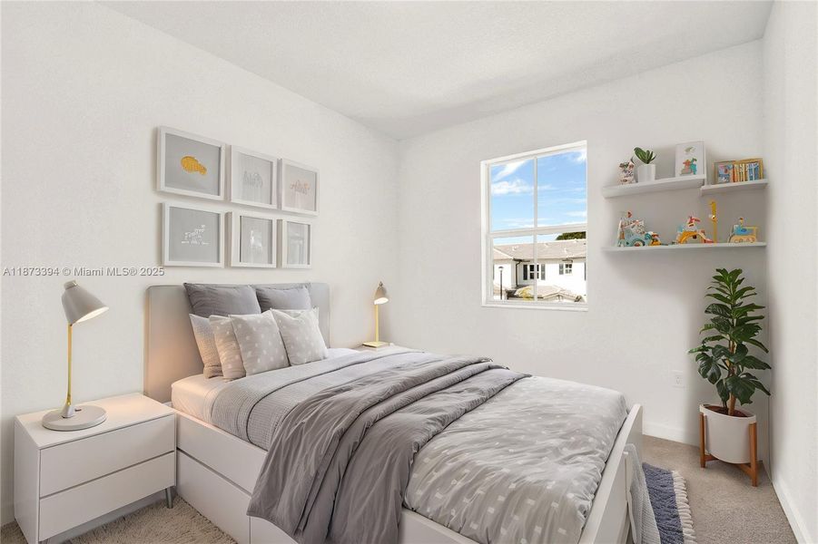Furnished interior view inside a new home in Cedar Pointe: Cypress Collection, Homestead (Image 9).