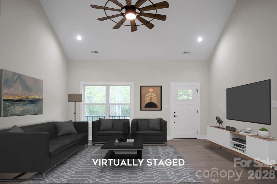 Furnished interior view inside a new home in , Rutherfordton (Image 10).