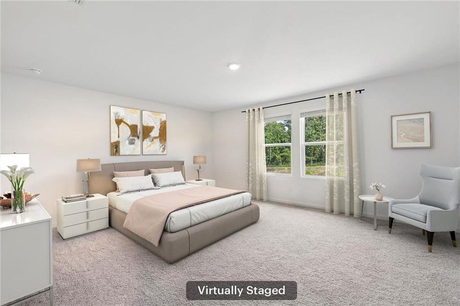 Furnished interior view inside a new home in Greyson Parc, Locust Grove (Image 14).