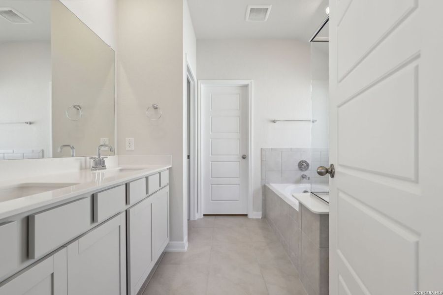 Furnished interior view inside a new home in Legendary Trails - Classic Series, Cibolo (Image 16).