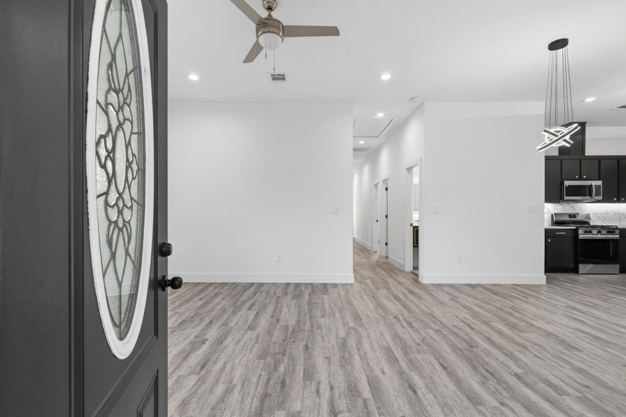 Front door entrance view