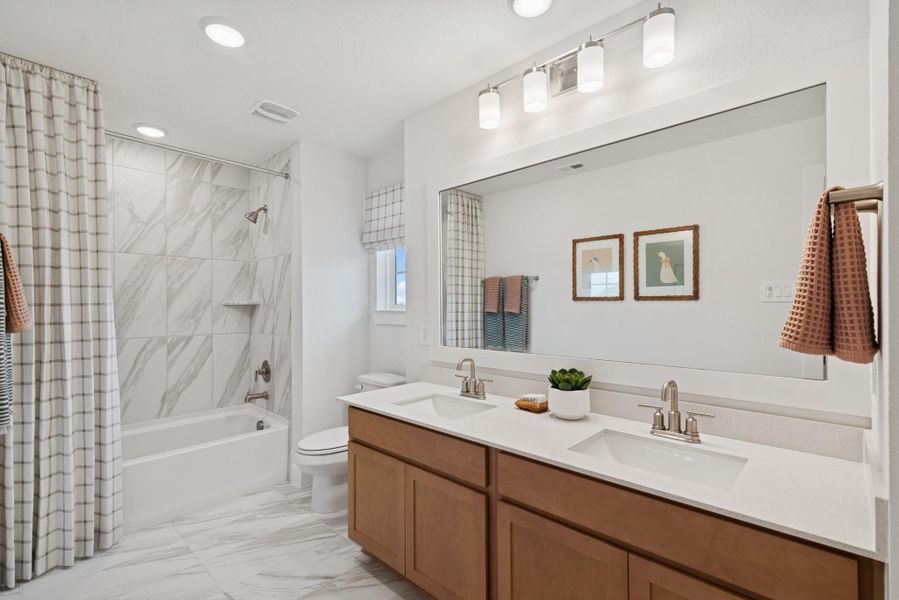 Furnished interior view inside a new home in Wildrye, Waller (Image 9).