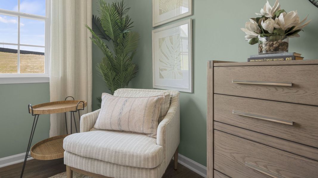Furnished interior view inside a new home in The Villas at Martin Farms, Aberdeen (Image 28).