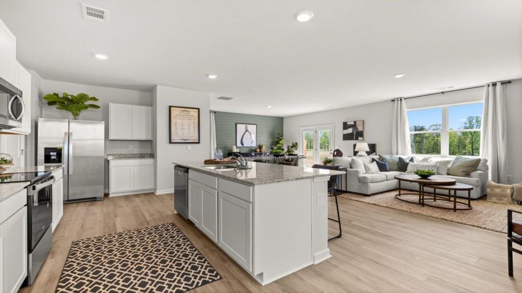 Furnished interior view inside a new home in Rolling Meadows, Jasper (Image 4).