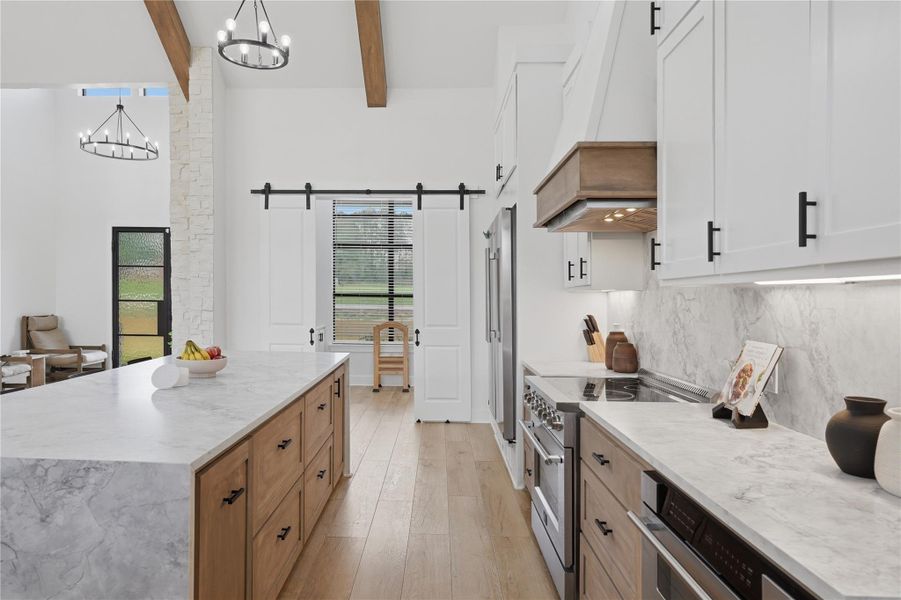 Furnished interior view inside a new home in , Willis (Image 11).