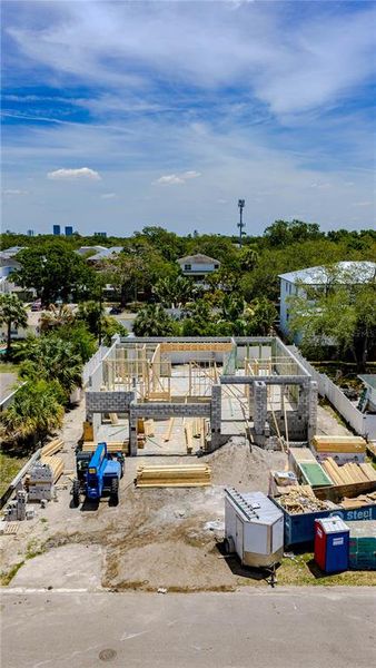 In-progress construction of a new home in City Homes - South Tampa, Tampa, FL (Image 4). In-progress construction of a new home in City Homes - South Tampa, Tampa, FL (Image 4).