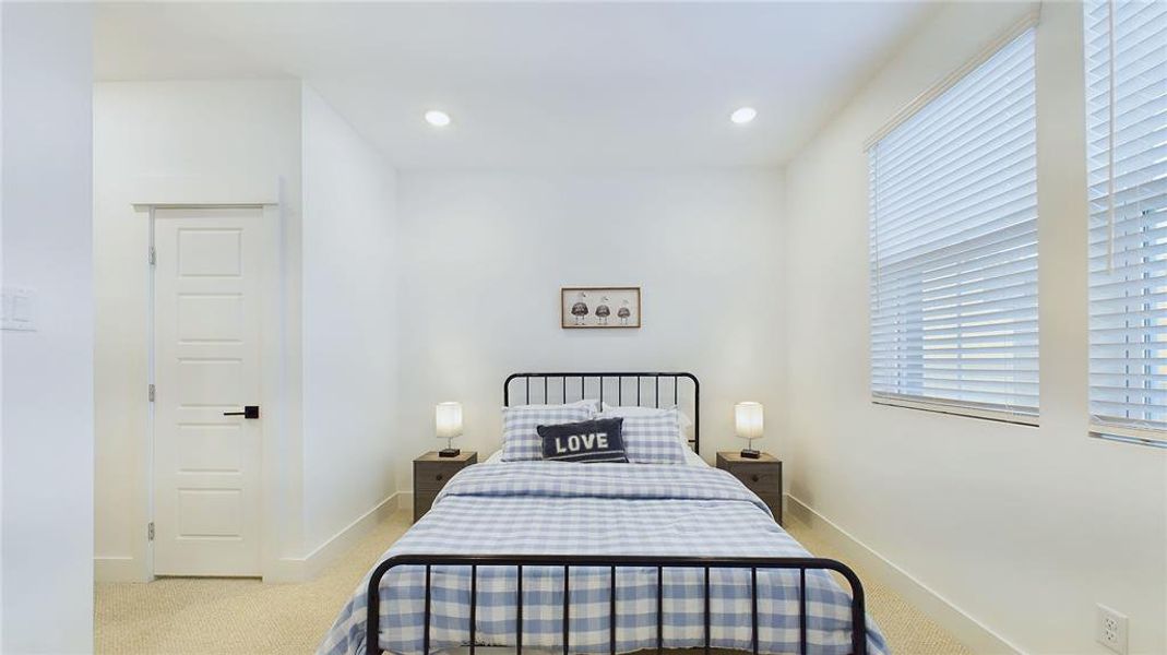 Upstairs, you’ll find the secondary bedrooms, each connected by a stylish Jack-and-Jill bathroom—ideal for comfort and convenience