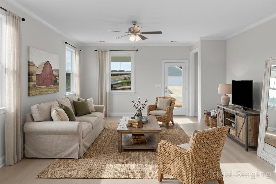 Furnished interior view inside a new home in Tillery Park, Grovetown (Image 11).