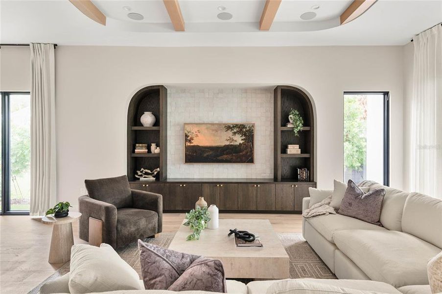 Furnished interior view inside a new home in , Winter Park (Image 18).