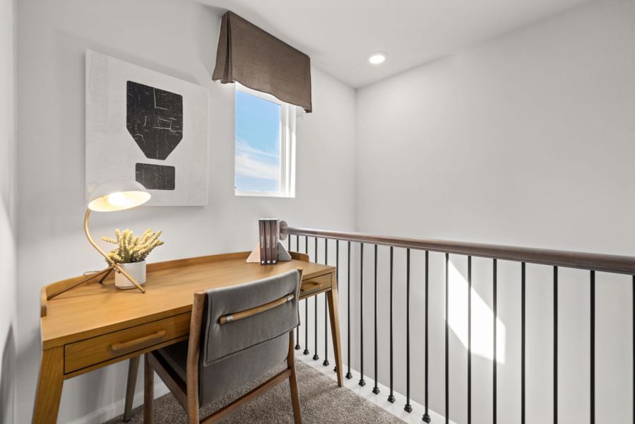 Furnished interior view inside a new home in Huxley, Apex (Image 8).