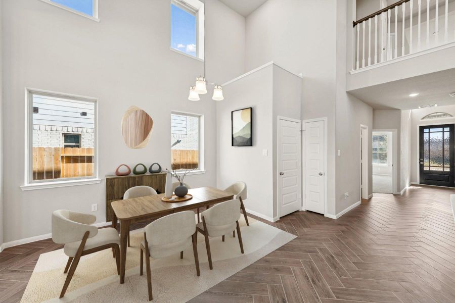 Charming dining area