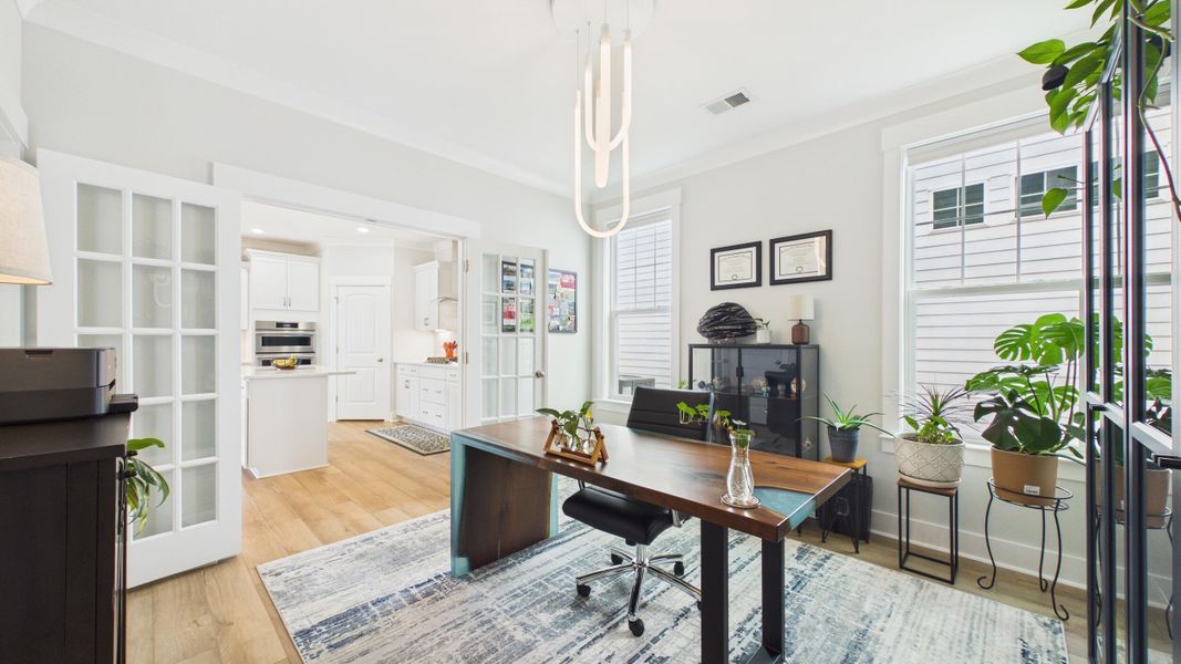 Furnished interior view inside a new home in Hewing Farms, Summerville (Image 34).