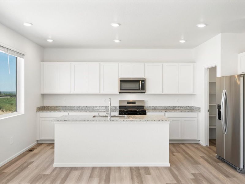 Furnished interior view inside a new home in Revere at Johnstown, Johnstown (Image 4).