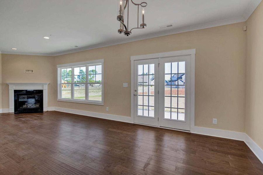 Representative unfurnished interior of a home built from the Bladen by Caviness & Cates Communities in Maggie Way, Wendell (Image 125).