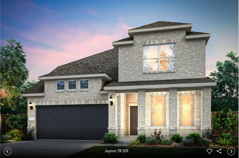Front exterior- Pulte, Jayton-TR 201, rendering Front exterior- Pulte, Jayton-TR 201, rendering