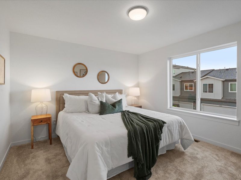 Representative furnished interior of a home built from the Greyson by Lokal Homes in The Commons at Victory Ridge, Colorado Springs (Image 7).