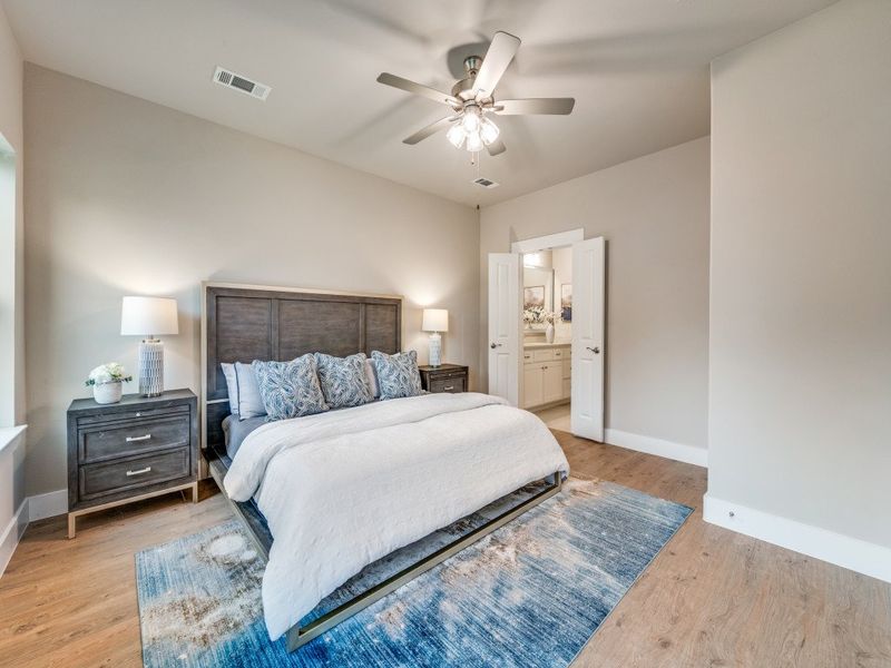 Representative furnished interior of a home built from the Messina by Ladera Texas in Ladera at Tavolo Park, Fort Worth (Image 25). Representative furnished interior of a home built from the Messina by Ladera Texas in Ladera at Tavolo Park, Fort Worth (Image 25).